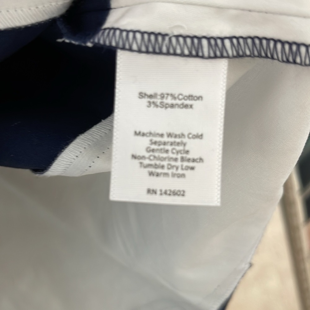 STS navy & white striped sleeveless nautical dress. NWT length 35” size XL - Picture 6 of 7